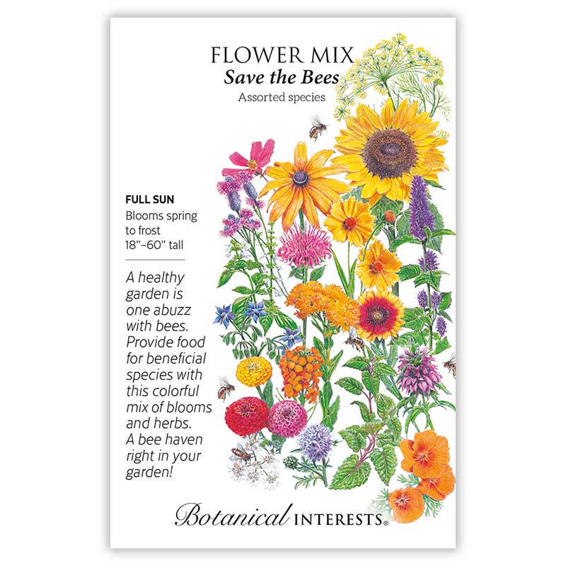 bee flower seed mix Save the Bees Flower Mix Seeds