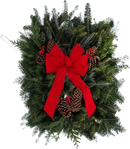 Fresh Natural Christmas Grave Blanket