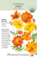 Botanical Interests Cosmos Diablo Organic Seeds