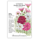 Cosmos Double Click Blend Seeds 25ct - Botanical Interests Double Flowering Mix for Cutting Gardens