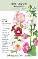 Botanical Interests Hollyhock Outhouse Organic Seeds