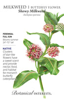 Botanical Interests Milkweed Showy Butterfly Flower Seeds