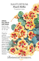 Botanical Interests Nasturtium Peach Melba Seeds
