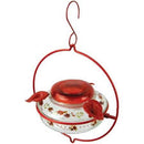 Nature's Way Crimson Corsage Hummingbird Feeder - Nectar Series Decorative Glass Feeder 13 oz
