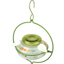 Nature's Way Gardenia Bouquet Hummingbird Feeder - Nectar Series Decorative Green Glass Feeder 13 oz
