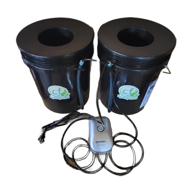 Root Spa DWC 2 Bucket System with Air Pump (5 Gallon Buckets)