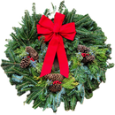 Wreath 24" Decorated Fraser Fir