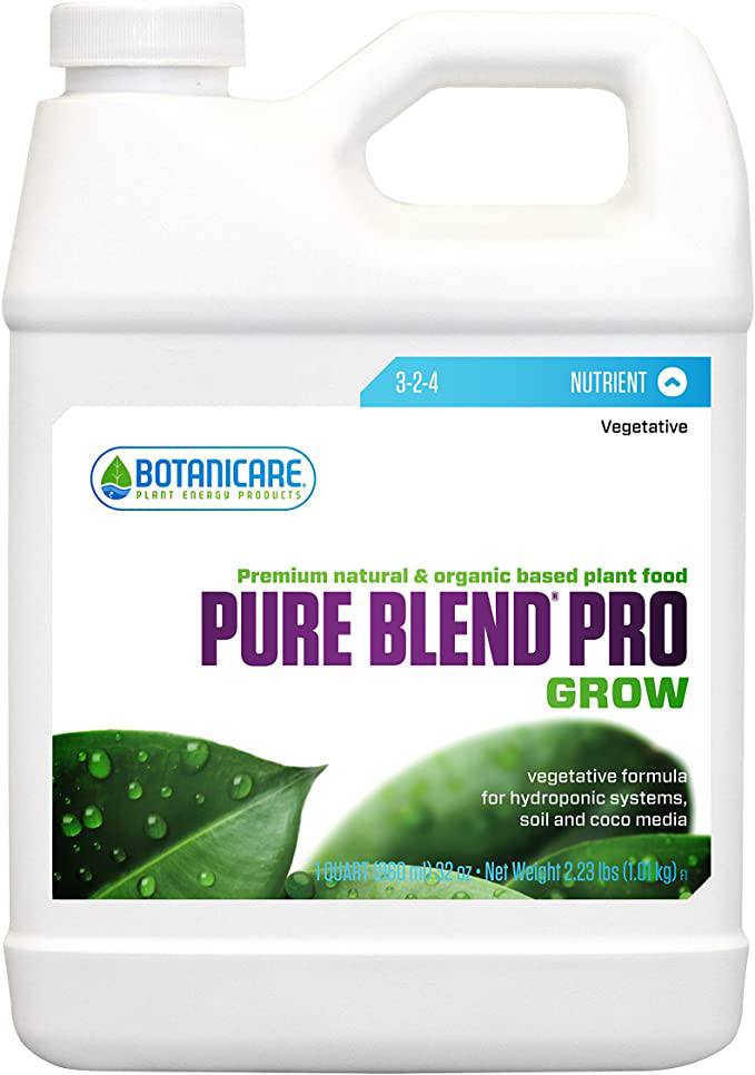 Botanicare Pure Blend Pro Glow 3-2-4 Quart 32oz - CF Hydroponics