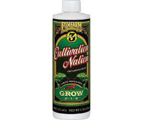 FoxFarm Cultivation Nation® Grow Liquid Fertilizer 2 - 1 - 6 - CF Hydroponics