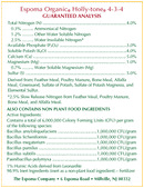 Espoma Organic Holly-tone Acid Loving Plant Food 4-3-4 - CF Hydroponics