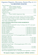 Espoma Organic Bio-tone Starter Plus Plant Food 4-3-3 - CF Hydroponics