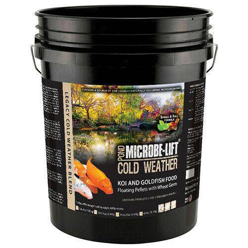 Microbe-Lift Legacy Cold Weather Floating Pellets with Wheat Germ Koi & Goldfish Food - CF Hydroponics