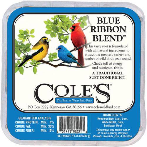 Suet Cole's Blue Ribbon BlendTM  Cake - CF Hydroponics