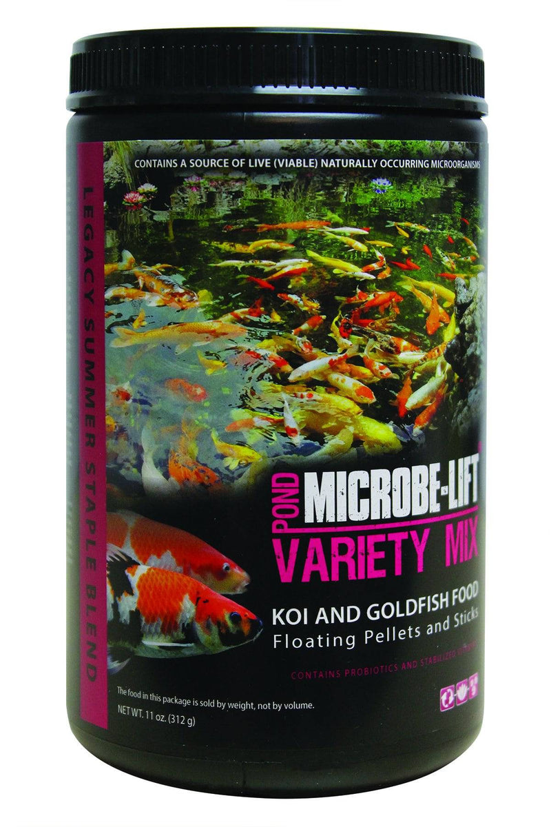 Microbe-Lift Koi & Goldfish Food Variety Mix Floating Pellets & Sticks - CF Hydroponics