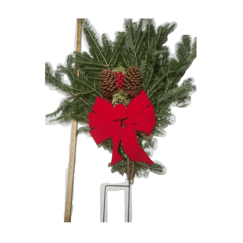 Fresh Natural Christmas Grave Stake - CF Hydroponics