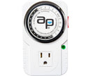 Autopilot Analog Grounded Timer, 1725W, 15A, 15 Minute On/Off, 24 Hour - CF Hydroponics