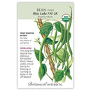 Botanical Interests Bean Pole Blue Lake FM-1K Seeds