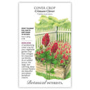 Botanical Interests Cover Crop Crimson Clover Seeds