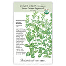 Botanical Interests Cover Crop Fava Bean Sweet Lorane Improved Organic Seeds