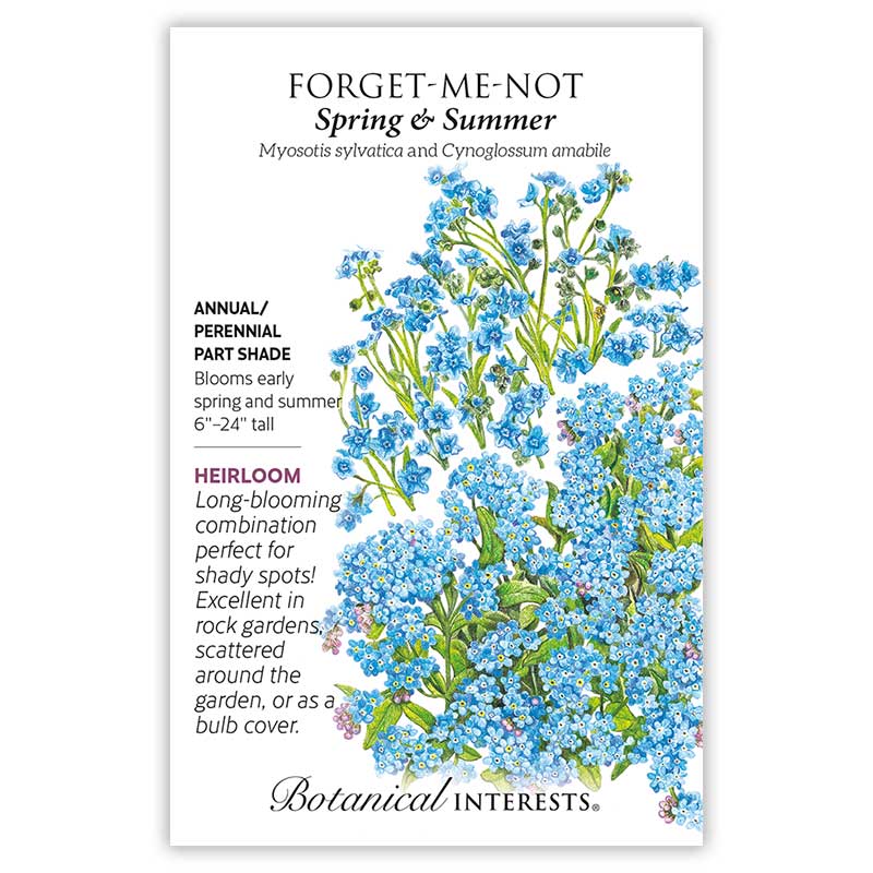 Botanical Interests Forget-Me-Not Spring & Summer Seeds