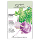 Botanical Interests Kohlrabi Purple Vienna Organic Seeds