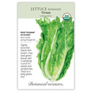 Botanical Interests Lettuce Romaine Vivian Organic Seeds