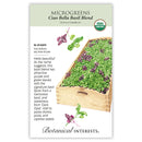 Botanical Interests Microgreens Ciao Bella Basil Blend Organic Seeds