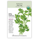 Botanical Interests Parsley Flat Leaf Organic Seeds