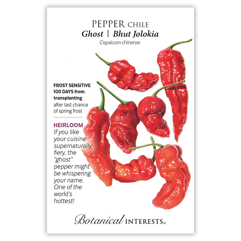 Botanical Interests Pepper Chile Ghost Bhut Jolokia Seeds