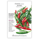 Botanical Interests Pepper Chile Serrano Seeds