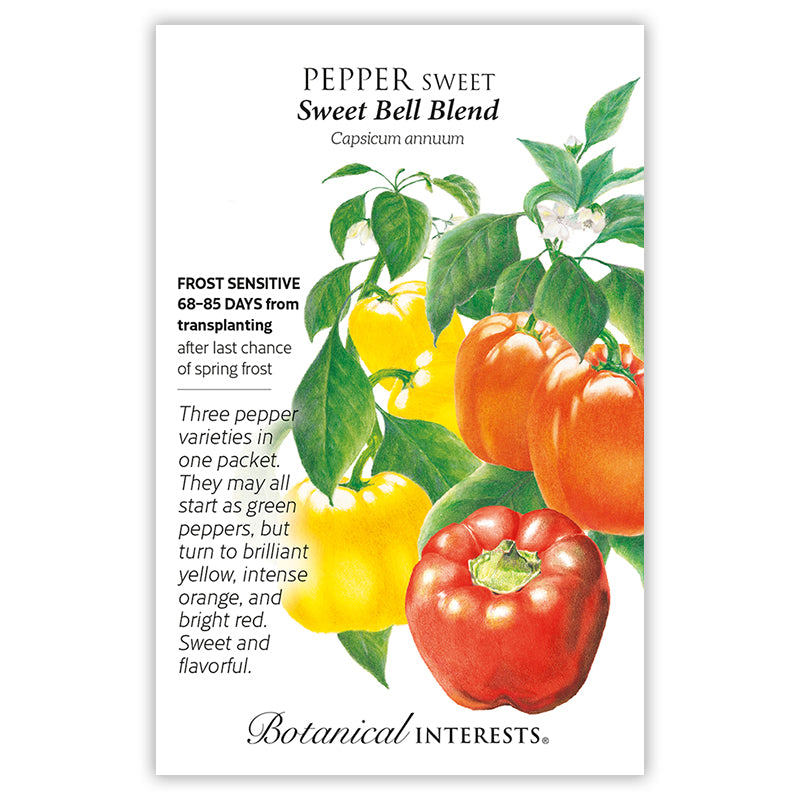 Botanical Interests Pepper Sweet Bell Blend Seeds