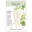 Botanical Interests Radish Daikon Miyashige White Organic Seeds