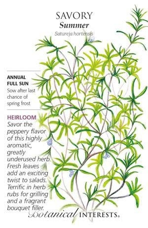 Botanical Interests Savory Summer Seeds - CF Hydroponics