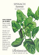 Botanical Interests Spinach Lavewa Seeds - CF Hydroponics