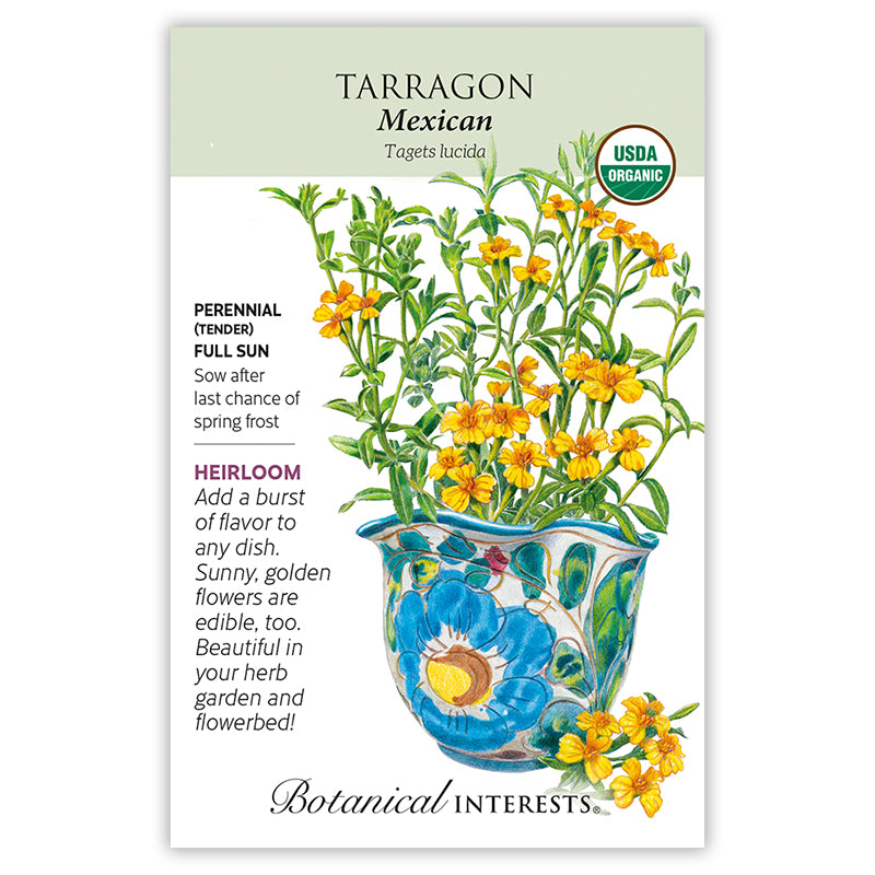Botanical Interests Tarragon Mexican Organic Seeds