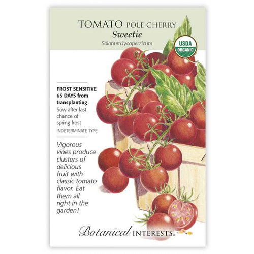 Botanical Interests Tomato Pole Cherry Sweetie Organic Seeds - CF Hydroponics
