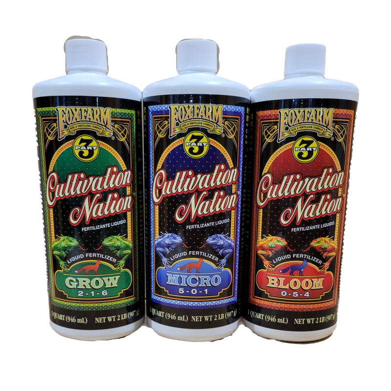 Cultivation Nation Trio Pack Fox Farm - CF Hydroponics