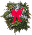 Fresh Natural Christmas Grave Blanket